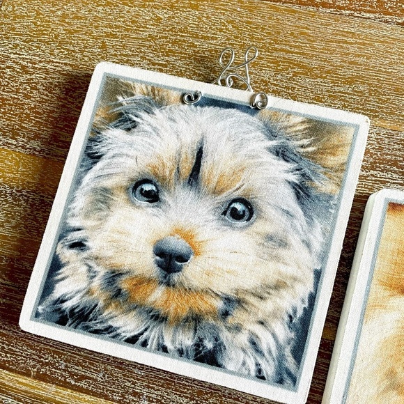 Cute Puppy Dog Wall Hangers Wall Art - Picture 2 of 4